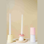 Pastel Perch Mini candle stand set of 4