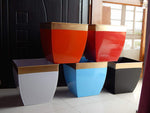 Midland 12 inches Multicolor Tapered Planter Large Planters freeshipping - Ecofynd