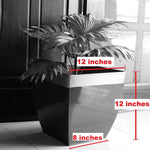 Midland 12 inches Multicolor Tapered Planter Large Planters freeshipping - Ecofynd