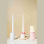 Pastel Perch Mini candle stand set of 4