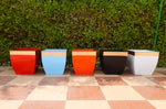 Midland 12 inches Multicolor Tapered Planter Large Planters freeshipping - Ecofynd