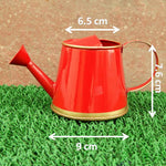 ecofynd 250 ml Red Watering Can with Gold Border for Kids Watering Can freeshipping - Ecofynd