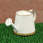 ecofynd 250 ml White Watering Can with Gold Border for Kids Watering Can freeshipping - Ecofynd