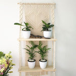 ecofynd Bohemian Macrame Wall Hanging Shelves shelf freeshipping - Ecofynd