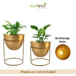 Alle Metal Plant Pot with Stand planter freeshipping - Ecofynd