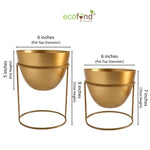 Alle Metal Plant Pot with Stand planter freeshipping - Ecofynd