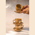 Beige Bloom Tea set