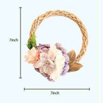 Dried flower wreath